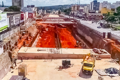 Passarela do metrô é a próxima a ser liberada no Túnel de Taguatinga