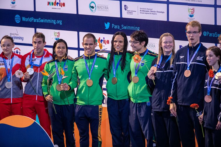 4X100M LIVRE REVEZAMENTO S11-S13, mundial de natação paralímpica