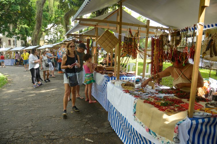 Rio de Janeiro (RJ), 15/04/2023 – Museu da República comemora o Dia dos Povos Indígenas com evento nos jardins do palácio. Foto: Tomaz Silva/Agência Brasil