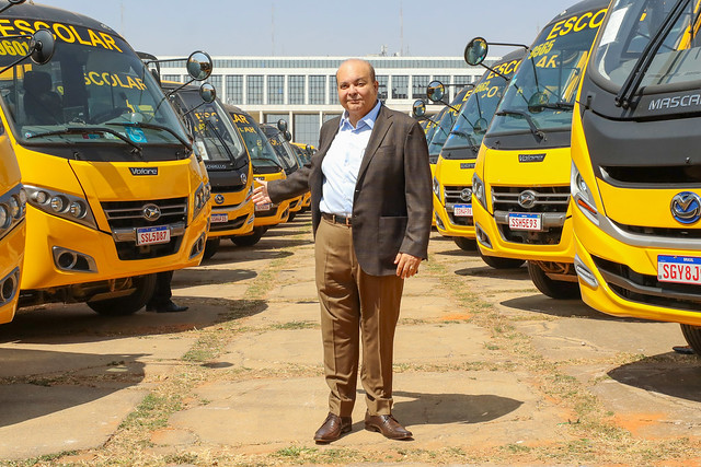 18/09/2024 - Com investimento de R$ 55 milhões, educação ganha reforço de 115 ônibus para transporte de alunos