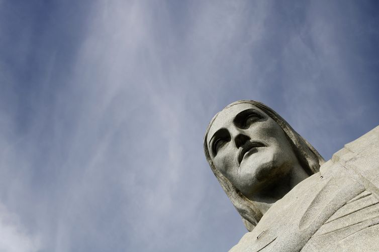 Lançamento oficial da Festa dos 90 anos do Cristo Redentor, no morro do Corcovado, Rio de Janeiro.