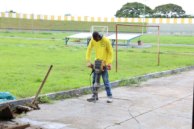 19/11/2024 - Obras no Estádio Augustinho Lima, em Sobradinho, levam mais infraestrutura à comunidade esportiva do DF