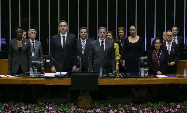 Brasília (DF) 07/11/2024 Abertura oficial da 10ª Cúpula de Presidentes dos Parlamentos do G20 (P20), sediada pela Câmara dos Deputados e pelo Senado Federal no plenário, Ulysses Guimarães. Foto Lula Marques/ Agência Brasil