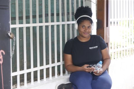 São Paulo (SP), 10/11/2024 - Estudante  Victória Rocha no segundo dia de provas do ENEM na UNIP Vergueiro em São Paulo. Foto: Paulo Pinto/Agência Brasil