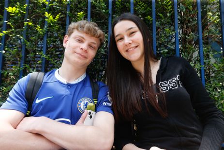 São Paulo (SP), 10/11/2024 - Estudantes Pietro e Mirella   no segundo dia de provas do ENEM na UNIP Vergueiro em São Paulo. Foto: Paulo Pinto/Agência Brasil