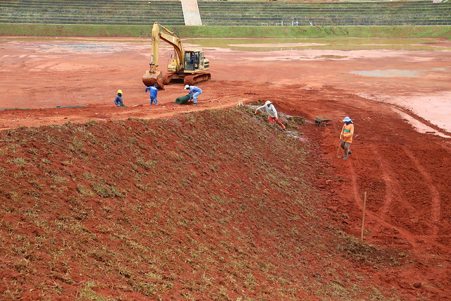 07/12/2024 - Praça, esculturas e paisagismo: obras do Drenar DF vão além da construção de túneis