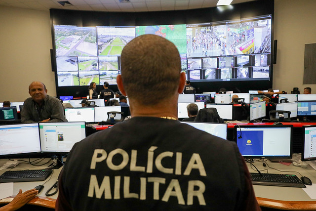 22/01/2024 - Centro de Operações da PM aposta em tecnologia e expertise de policiais para garantir eficiência