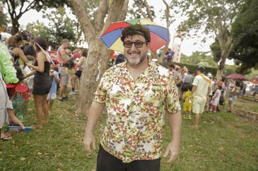 Brasília (DF), 01/03/2025 - Personagem Patrick Grosner Bloco de carnaval, Vai quem fica, nas ruas de Brasília.
Foto: Joédson Alves/Agência Brasil