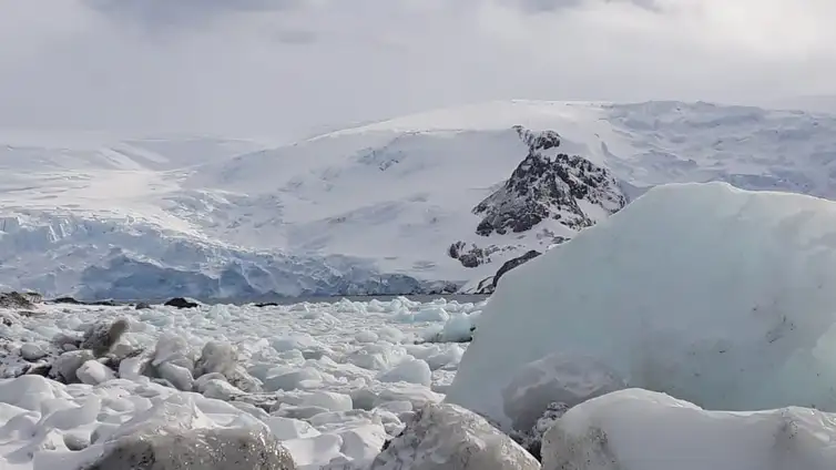 Geleiras na Antártica