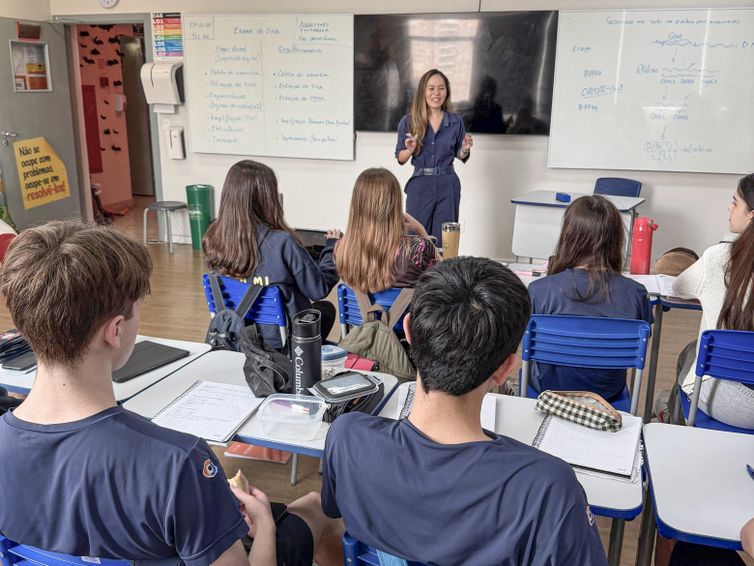 Cintia Etsuko Yamashita/Arquivo pessoal Brasília (DF) 05/11/2025 – Cintia Etsuko Yamashita, coordenadora pedagógica da Escola Bilíngue Pueri Domus da Aclimação, em São Paulo.
Foto: Cintia Etsuko Yamashita/Arquivo pessoal