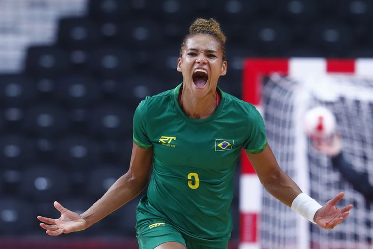 CBHb/Direitos Reservados Alexandra, seleção brasileira feminina de handebol, 2021 _ Olimpíada de Tóquio