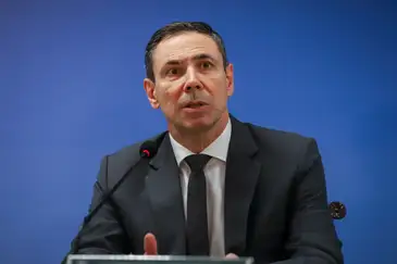 Brasília, DF 11/10/2023 O secretário de África e de Oriente Médio do Ministério das Relações Exteriores, embaixador Carlos Sérgio Sobral Duarte,  durante entrevista sobre a situação em Israel e na Palestina e do andamento das tratativas do governo para retirada dos brasileiros da região de conflito Foto: Antonio Cruz/ Agência Brasil