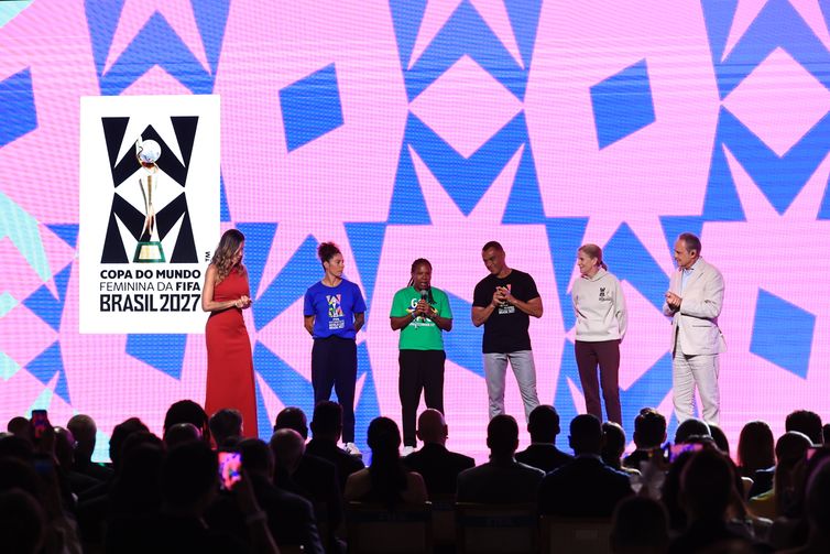 Evento de lançamento da marca da Copa do Mundo Feminina 2027, Cristiane, Formiga, Cafú, evento, rj - em 25/01/2026