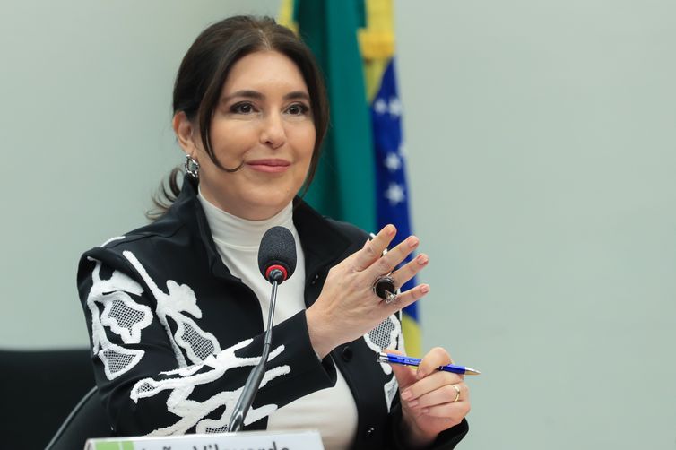 Brasília (DF), 09/07/2025  - Ministra do Planejamento e Orçamento, Simone Tebet, durante audiência pública em Três comissões da Câmara. Foto: Lula Marques/Agência Brasil