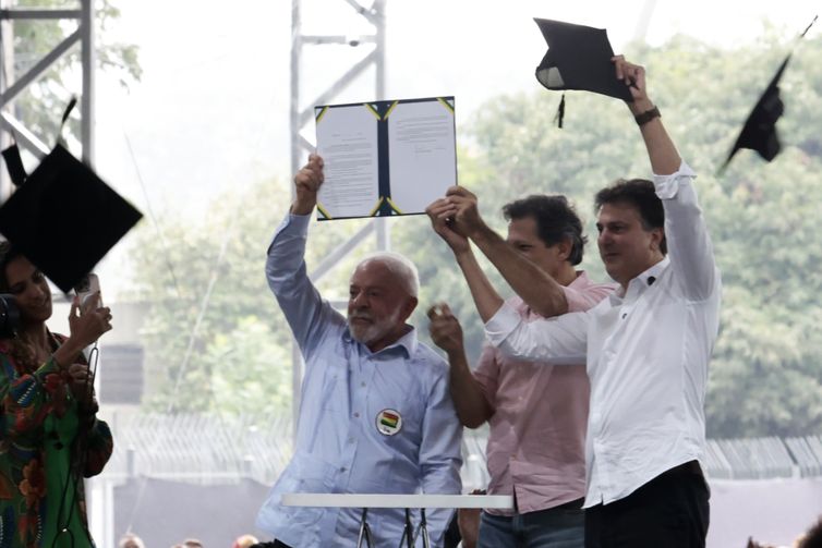 Paulo Pinto/Agência Brasil São Paulo (SP), 31/03/2026 - Presidente da República, Luiz Inácio Lula da Silva, participa de solenidade de celebrações do ProUni e da Lei de Cotas, no Anhembi. Foto: Paulo Pinto/Agência Brasil
