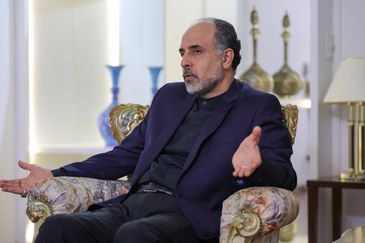 Brasília (DF) 30/03/2026 O embaixador do Irã, Abdollah Nekounam Ghadiri, durante entrevista exclusiva à Agência Brasil Foto: Fabio Rodrigues-Pozzebom/ Agência Brasil