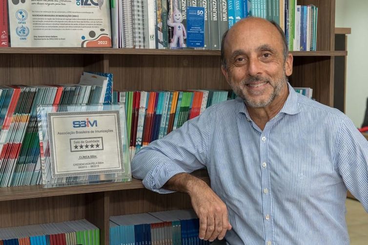Brasília (DF) 29/08/2025 - Vacina de herpes zoster. Renato Kfouri. Foto: SBIm/Divulgação