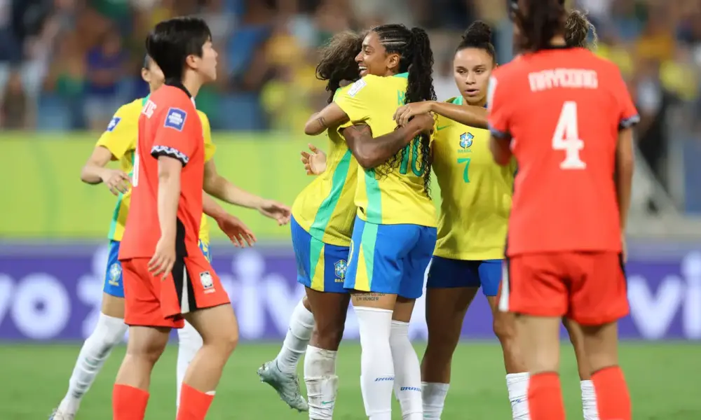 Brasil vence a Coreia do Sul com grande desempenho de Kerolin no FIFA Series