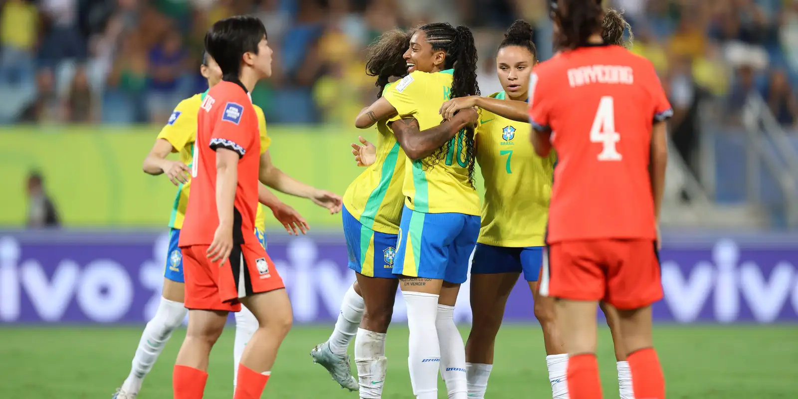 Brasil vence a Coreia do Sul com grande desempenho de Kerolin no FIFA Series