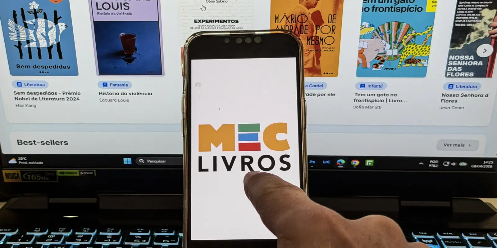 MEC Livros registra 122 mil empréstimos gratuitos em uma semana