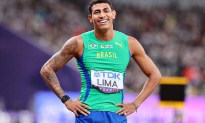 Erik Cardoso quebra recorde nos 100 m, mas marca não é homologada