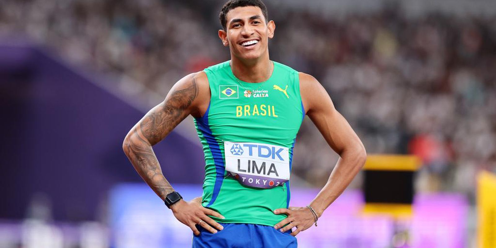 Erik Cardoso quebra recorde nos 100 m, mas marca não é homologada