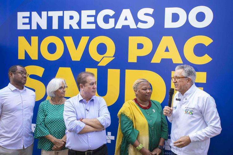09.05.2026 – Campinas (SP) – Ministro da Saúde, Alexandre Padilha, durante evento de ampliação do atendimento do SUS, com entregas do Novo PAC Saúde e do programa “Agora Tem Especialistas”, além de atos de vacinação contra o vírus sincicial respiratório (VSR) e entrega de carteiras aos sanitaristas.

Fotos: João Risi / MS
