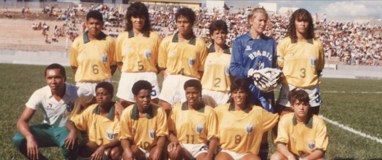 fotografia da primeira seleção brasileira feminina de futebol
Imagens cedidas pela Olé Produções 