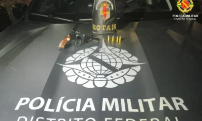 PMDF Apreende Revólver com Numeração Suprimida Após Perseguição em Taguatinga