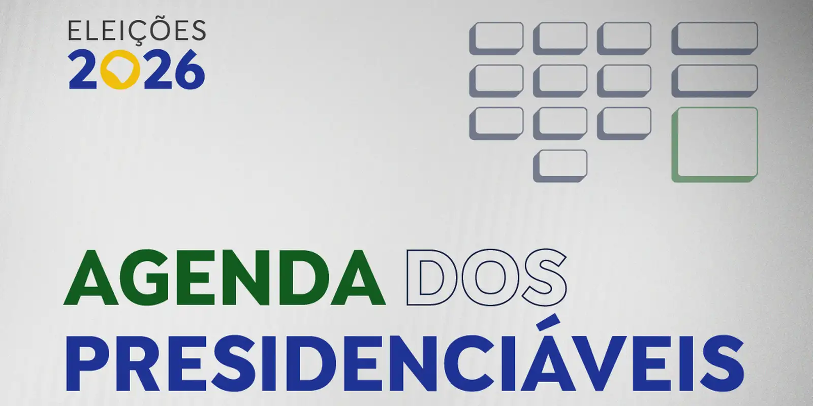 Agenda dos candidatos à Presidência nesta quinta-feira