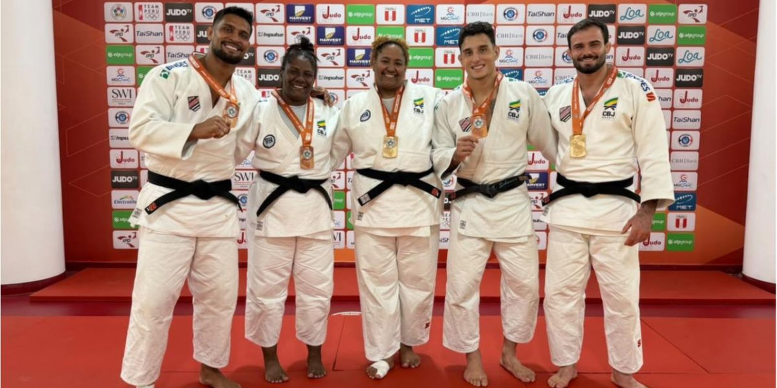 Brasil conquista o título geral do Grand Prix de judô no Peru com 11 medalhas
