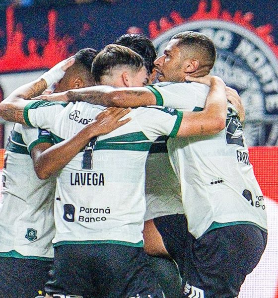 Coritiba supera Remo com virada no encerramento da 25ª rodada do Brasileirão