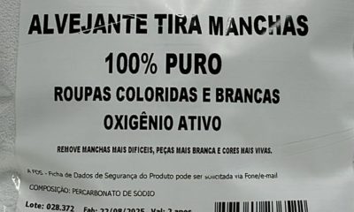 Anvisa proíbe a fabricação e comercialização de 12 produtos de limpeza