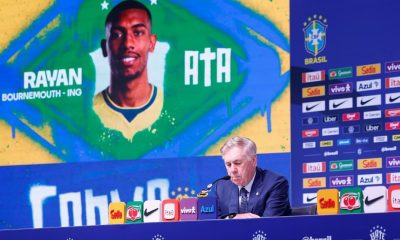 Ancelotti divulga lista com 26 convocados para amistosos da seleção brasileira