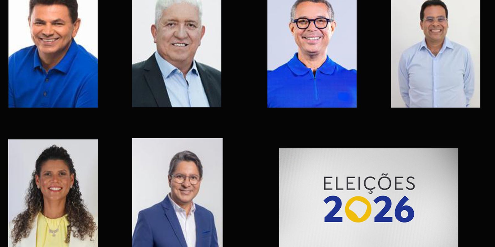 Candidatos concorrem ao governo de Sergipe nas eleições de 2026