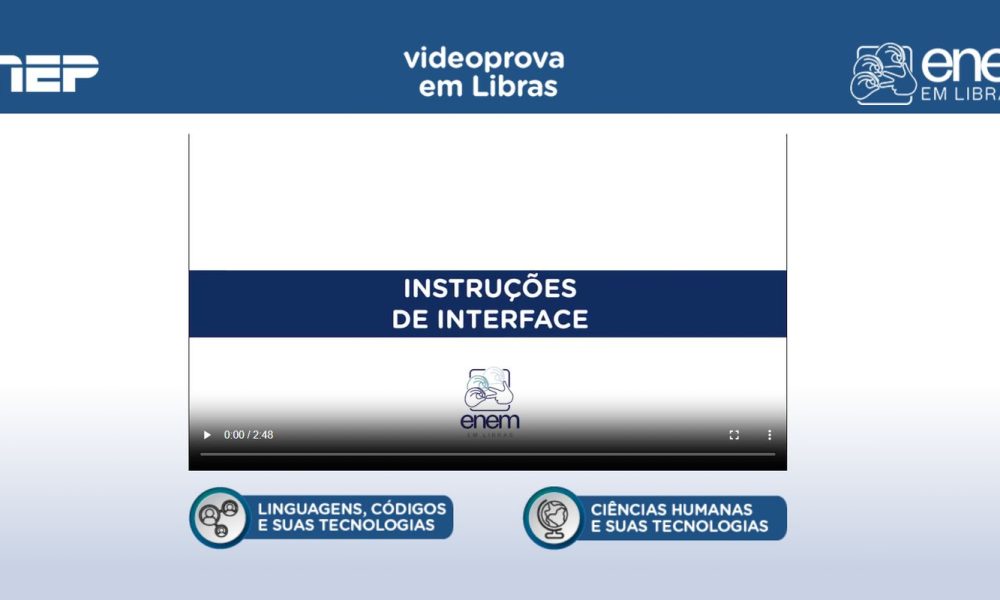 Plataforma Enem Libras é atualizada com provas de 2017 a 2025