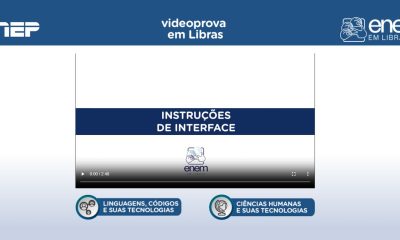 Plataforma Enem Libras é atualizada com provas de 2017 a 2025