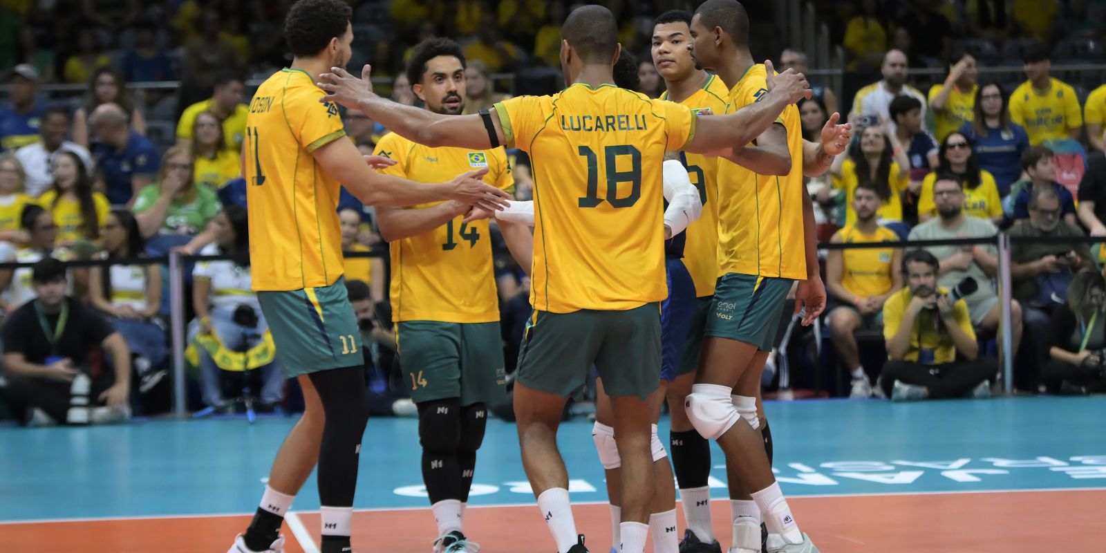 Brasil derrota Venezuela e garante vaga no Mundial de Vôlei Masculino