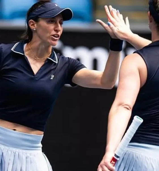 Dupla de Luisa Stefani vence na estreia e avança para a 2ª rodada do US Open