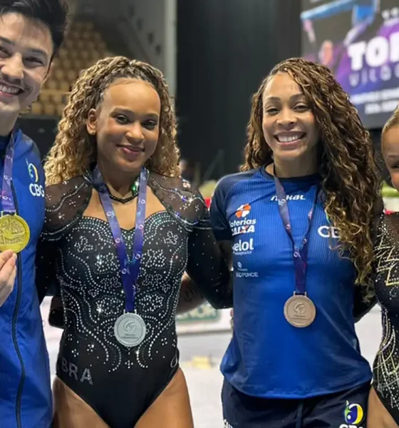 Brasil encerra Copa do Mundo de ginástica com cinco pódios adicionais