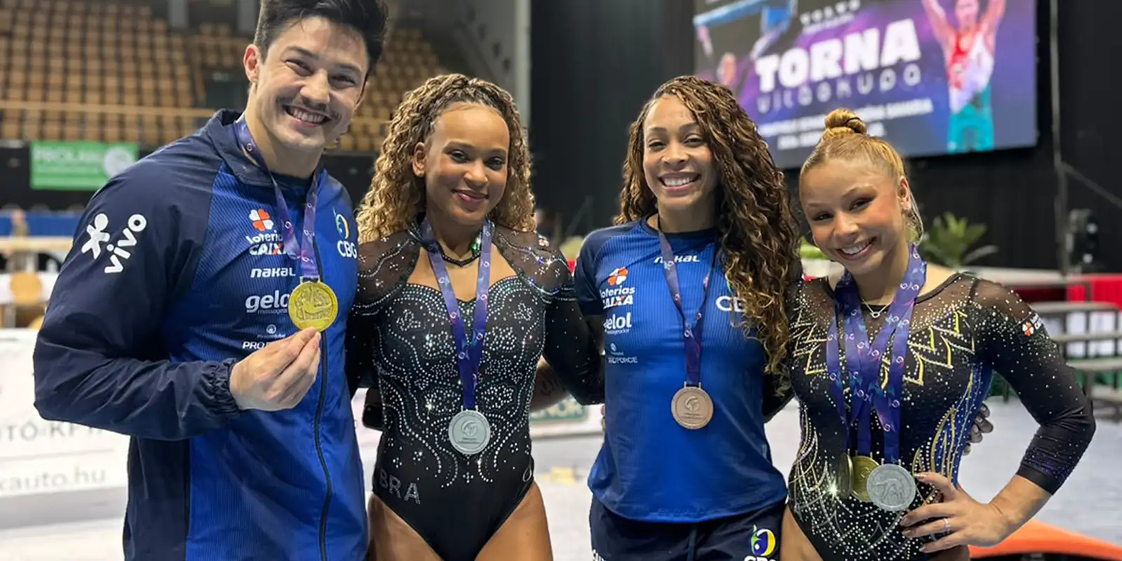 Brasil encerra Copa do Mundo de ginástica com cinco pódios adicionais
